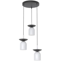 Emibig Ego lampa wisząca 3x10 W czarna 1611/3PREM