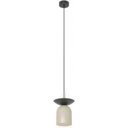 Emibig Ego lampa wisząca 1x10 W czarna/cappuccino 1612/1
