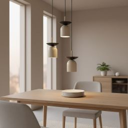 Emibig Ego lampa wisząca 3x10 W czarna/cappuccino 1612/3PREM