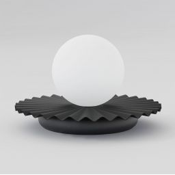 Emibig Umbra lampa stołowa 1x8 W czarna 1726/LN1
