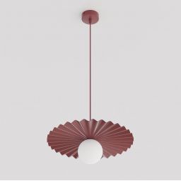 Emibig Umbra lampa wisząca 1x8 W burgund 1729/1