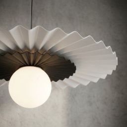 Emibig Umbra lampa wisząca 1x8 W biała/czarna 1730/1