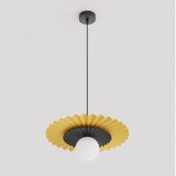 Emibig Umbra lampa wisząca 1x8 W pomarańczowa/czarna 1733/1