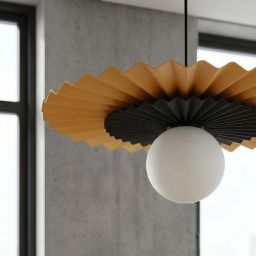 Emibig Umbra lampa wisząca 1x8 W pomarańczowa/czarna 1733/1