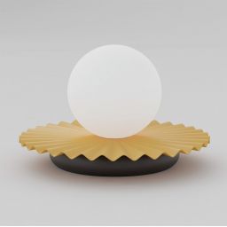 Emibig Umbra lampa stołowa 1x8 W pomarańczowa/czarna 1733/LN1