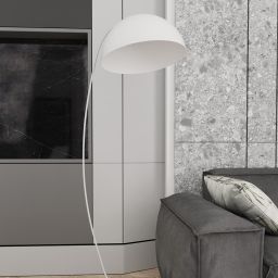 Emibig Arcos lampa stojąca 1x12 W biała 1470/LP1