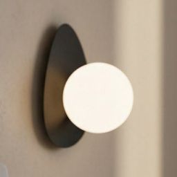 Emibig Ovo kinkiet 1x8 W czarny 1527/K1