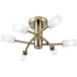 Endon Havana lampa podsufitowa 6x25W złota 146-6AB