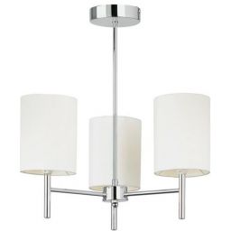 Endon Brio lampa podsufitowa 3x40W srebrna/szara BRIO-3CH