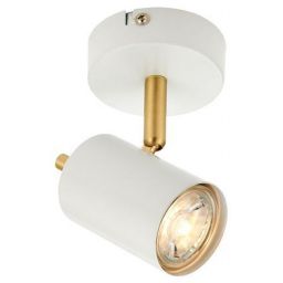 Endon Gull lampa podsufitowa 1x3,5W biała/złota 59931
