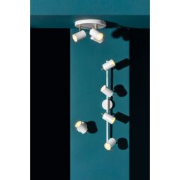 Endon Gull lampa podsufitowa 1x3,5W biała/złota 59931