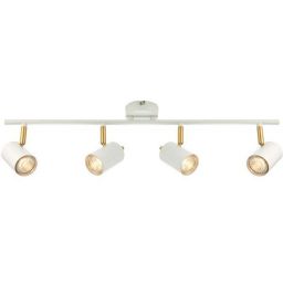 Endon Gull lampa podsufitowa 4x3,5W biała/złota 59933