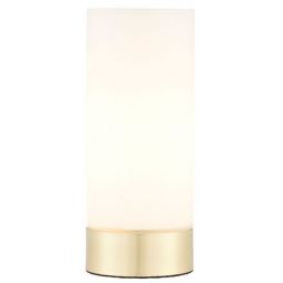 Endon Dara lampa stołowa 1x40 W biała-mosiądz 69520