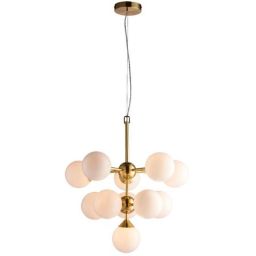 Endon Oscar lampa wisząca 11x3W złota/biała 76500