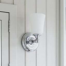 Elstead Lighting Huguenot Lake kinkiet 1x3 W chrom polerowany FE-HUGOLAKE1BATH