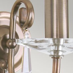 Elstead Lighting Aegean kinkiet 1x60 W postarzany  mosiądz AG1-AGED-BRASS