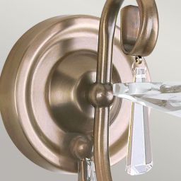 Elstead Lighting Aegean kinkiet 1x60 W postarzany  mosiądz AG1-AGED-BRASS