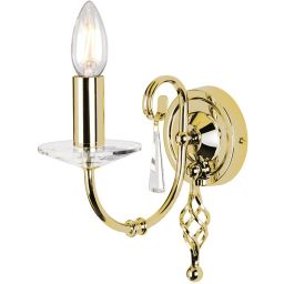 Elstead Lighting Aegean kinkiet 1x60 W polerowany mosiądz AG1-POL-BRASS