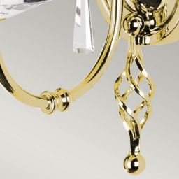 Elstead Lighting Aegean kinkiet 1x60 W polerowany mosiądz AG1-POL-BRASS