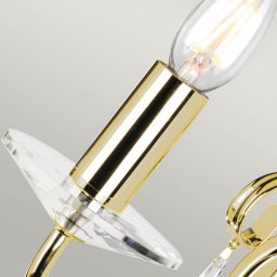 Elstead Lighting Aegean kinkiet 1x60 W polerowany mosiądz AG1-POL-BRASS