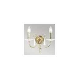 Elstead Lighting Aegean kinkiet 2x60 W mosiądz polerowany AG2-POL-BRASS