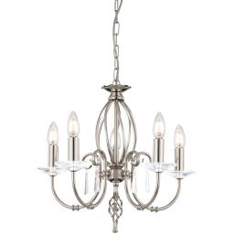 Elstead Lighting Aegean lampa wisząca 5x60 W polerowany nikiel AG5-POL-NICKEL