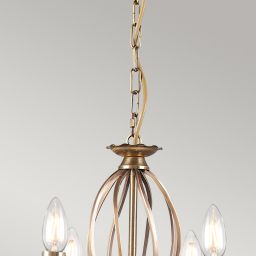 Elstead Lighting Aegean lampa wisząca 8x60 W postarzany mosiądz AG8-AGED-BRASS