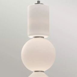 Elstead Lighting Bijou lampa wisząca 1x20 W nikiel ALM-BIJOU-P3-PN