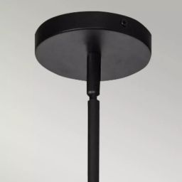 Elstead Lighting Daphne lampa wisząca 1x60 W czarna ALM-DAPHNE-P-L-MB