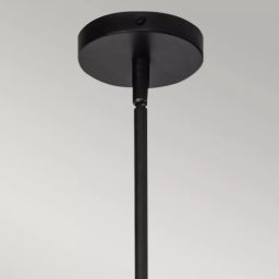 Elstead Lighting Daphne lampa podsufitowa 1x60 W czarna ALM-DAPHNE-P-S-MB