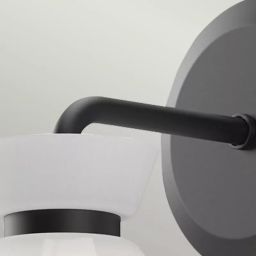 Elstead Lighting Halston kinkiet 1x40 W czarny ALM-HALSTON-1WB-BK