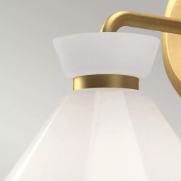 Elstead Lighting Halston kinkiet 1x40 W złoty ALM-HALSTON-1WB-GD
