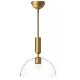 Elstead Lighting Jude lampa podsufitowa 1x60 W złota ALM-JUDE-P-GD-CL