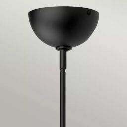 Elstead Lighting Jude lampa podsufitowa 1x30 W czarna ALM-JUDE-P-MB-CL