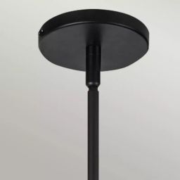 Elstead Lighting Perth lampa wisząca 1x60 W czarna ALM-PERTH-P-BK
