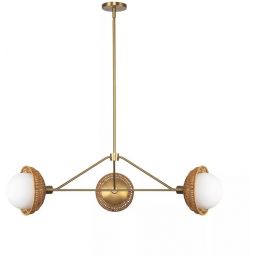 Elstead Lighting Perth lampa podsufitowa 3x40 W złota ALM-PERTH3-GD