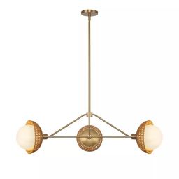 Elstead Lighting Perth lampa podsufitowa 3x40 W złota ALM-PERTH3-GD