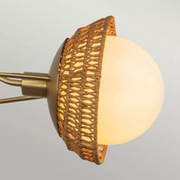 Elstead Lighting Perth lampa podsufitowa 3x40 W złota ALM-PERTH3-GD
