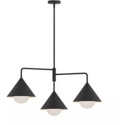 Elstead Lighting Remyck lampa podsufitowa 3x60 W czarna ALM-REMYCK3-BK