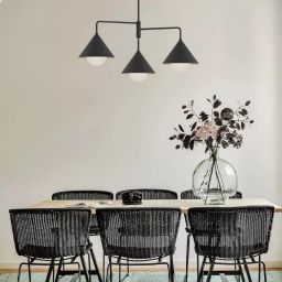 Elstead Lighting Remyck lampa podsufitowa 3x60 W czarna ALM-REMYCK3-BK