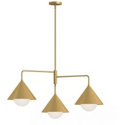 Elstead Lighting Remyck lampa podsufitowa 3x60 W złota ALM-REMYCK3-GD