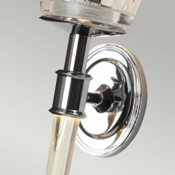 Elstead Lighting Agatha kinkiet 1x3 W 1x1 W chrom polerowany BATH-AGATHA-PC