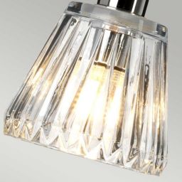 Elstead Lighting Agatha lampa wisząca 1x3 W chrom polerowany BATH-AGATHA1P-PC