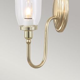 Elstead Lighting Blake kinkiet 1x3 W mosiądz polerowany BATH-BLAKE2-PB