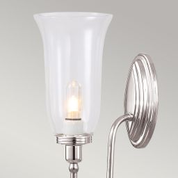 Elstead Lighting Blake kinkiet 1x3 W nikiel polerowany BATH-BLAKE2-PN