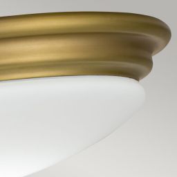 Elstead Lighting Brompton plafon 1x5,7 W mosiądz szczotkowany BATH-BROMPTON-F-BB