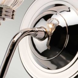 Elstead Lighting Carroll kinkiet 1x3 W nikiel polerowany BATH-CARROLL1-PN