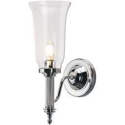 Elstead Lighting Carroll kinkiet 1x3 W chrom polerowany BATH-CARROLL2-PC