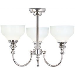 Elstead Lighting Cheadle lampa wisząca 3x3 W chrom polerowany BATH-CD3