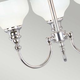 Elstead Lighting Cheadle lampa wisząca 3x3 W chrom polerowany BATH-CD3